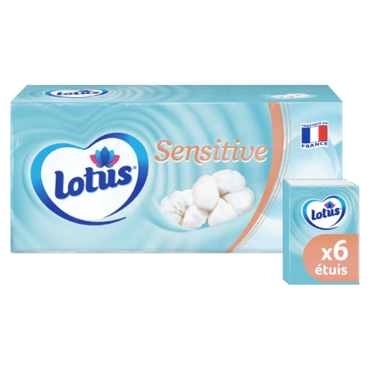 Mouchoirs Ultra Doux Sensitive LOTUS