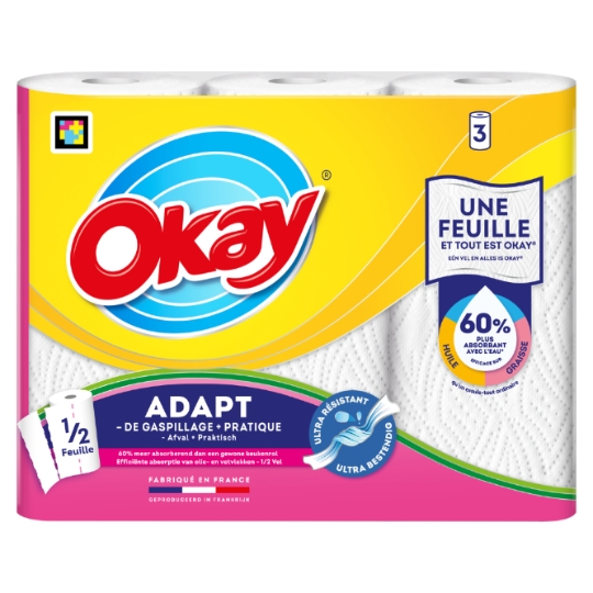 Essuie-Tout Adapt Blanc OKAY