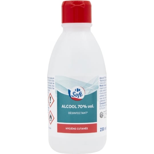 Désinfectant 70% vol CARREFOUR SOFT