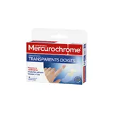 Pansements Doigts Transparents Hydrocolloïde Résistant à l'Eau Ultra-Fin MERCUROCHROME