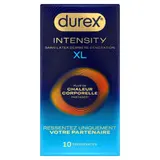 Préservatifs XL Plus de Chaleur Corporelle Partagée Intensity DUREX