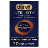Préservatifs Sans Latex Lubrifié Intensity DUREX
