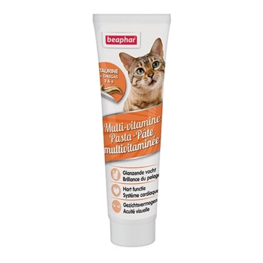 Beaphar Pâte Multi-vitaminée À La Taurine Et Aux Omégas Chat - 100 G BEAPHAR
