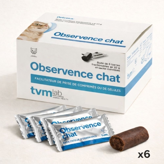 Observence Chat – Friandise Pour Donner Un Comprimé (6 X 10 G) 30x10g TVM