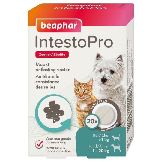 Beaphar Intestopro Comprimés Chat Et Chien 1 - 20 Kg - 20 Comprimés BEAPHAR