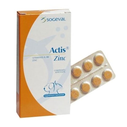 Ceva Actis Zinc Chien Et Chat - 30 Comprimés CEVA
