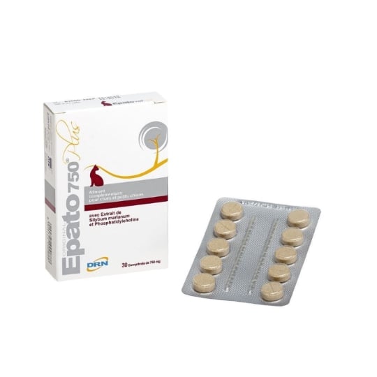 Drn Epato 750 Chien Et Chat - 30 Comprimés DRN