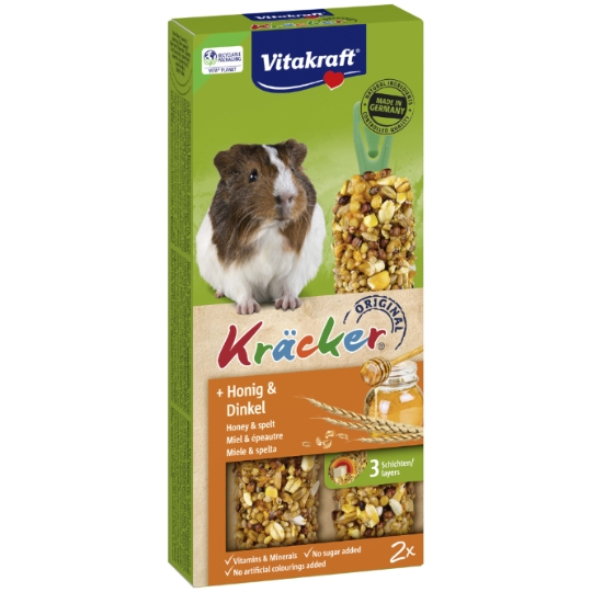 Aliment Pour Cochon d'Inde Kracker Miel Epeautre VITAKRAFT VITAKRAFT