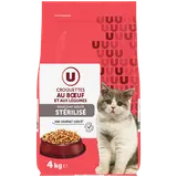 Croquettes pour chat stérilisé au boeuf & aux légumes 4kg