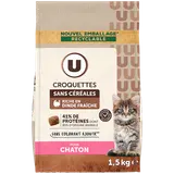 Croquettes sans céréales riches en dinde pour chaton  1,5kg