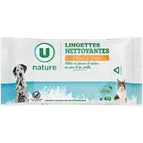 Lingettes nettoyantes ecocert chien et chat x40