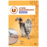 Litière minérale agglomérante parfumée pour chat 5L