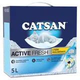 Litière chat minérale agglomérante Active Fresh CATSAN - 5L
