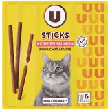 Sticks au saumon pour chat U 6x5g