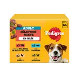 Sachets fraîcheur chien sélection mixte en gelée PEDIGREE - 12x100g