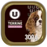 Aliment pour chien Savoureuse terrine riche en veau pour chien  300G