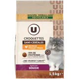Croquettes sans céréales riches en poulet frais pour chat sénior  1,5kg