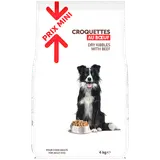 Croquettes au boeuf pour chien adulte PRIX MINI - 4kg