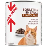 Boîte pour chat Boulettes en sauce volaille PRIX MINI - 800g