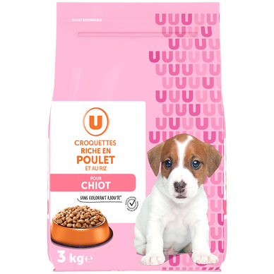 Croquettes riche en poulet pour chiot  3kg