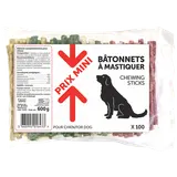 Bâtonnets à mastiquer x100, PRIX MINI, 600g