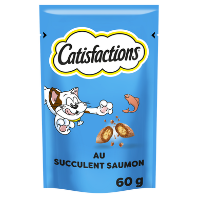 Friandises chat et chaton au saumon CATISFACTIONS - 60g