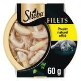 Barquette chat Filets les Effilés de poulet SHEBA - 60g