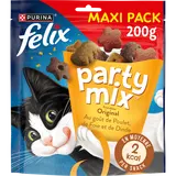 Friandises pour chat Party Mix Original Poulet, Foie, Dinde FELIX - 200g