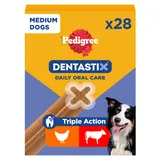 Bâtonnets à macher hygiène dentaire moyen chien Dentastix PEDIGREE x28- 720g