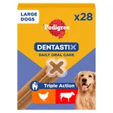 Bâtonnets à macher hygiène dentaire grand chien Dentastix PEDIGREE x28- 1080g