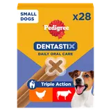 Bâtonnets hygiène dentaire petit chien et chiot + de 4 mois DentastixPEDIGREE x28 - 440g