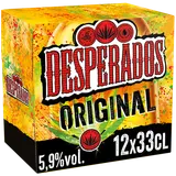 Bière arômatisée à la tequila DESPERADOS, 5,9°, 12x33cl