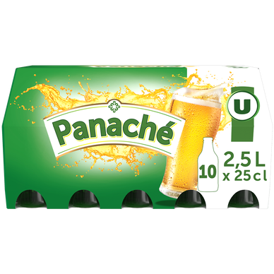 Panaché  0,5°, pack bouteille 10x25cl