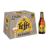 Bière blonde LEFFE, 6,6° - bouteille 12x25cl