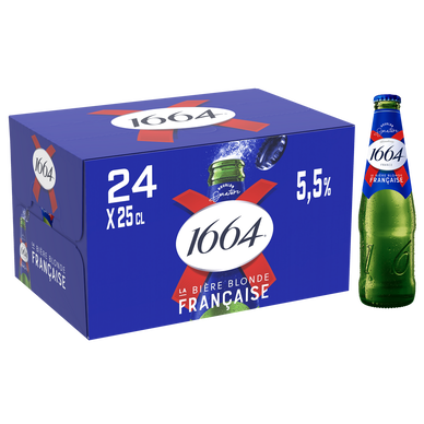 Bière blonde 1664 5.5° 24x25cl