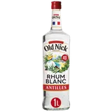 Rhum blanc traditionnel des Antilles OLD NICK, 40°, 1L