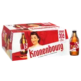 Bière blonde KRONENBOURG, 4,2° - Bouteilles 30x25cl