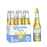Bière blonde sans alcool CORONA, 0,0° - bouteille 6x33cl