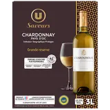 Pays d'Oc IGP Chardonnay blanc grande réserve fontaine à vin 3 litres
