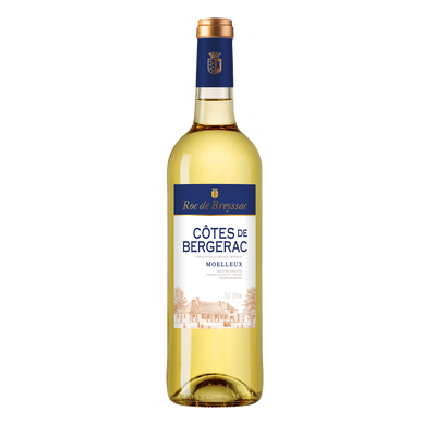 Vin blanc AOP Côtes de Bergerac moelleux Roc de Breyssac 75cl