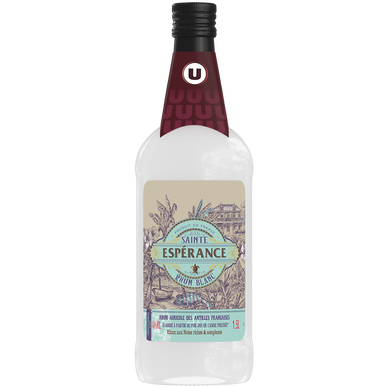 Rhum agricole blanc SAINTE ESPERANCE  40°, bouteille de 1,5l