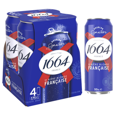 Bière blonde 1664 5,5° boîte 4x50cl