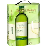 Vin blanc IGP de pays d'Oc Sauvignon ROCHE MAZET, fontaine à vin de 3l