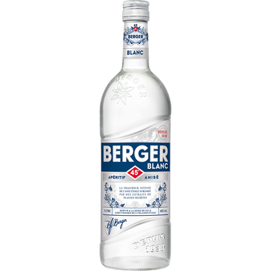 Apéritif anisé Berger blanc 45° 1 litre