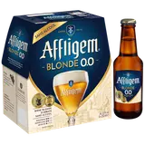 Bière blonde sans alcool AFFLIGEM, 0,00°, pack de 6x25cl