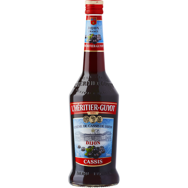 Crème de cassis de Dijon L'HERITIER GUYOT, 15°,  70cl