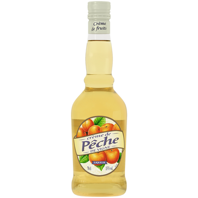 Crème de pêche de vigne, 15°, bouteille de 70cl