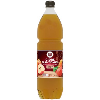 Cidre brut 4,5° PET 1,5l