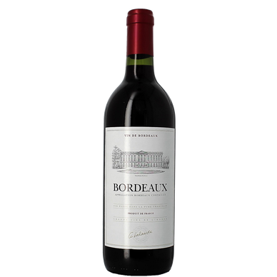 Vin Rouge Bordeaux rouge AOP, bouteille de 75cl