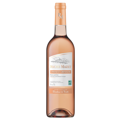 Pays d'Oc IGP Grenache Cinsault rosé Roche Mazet 75cl